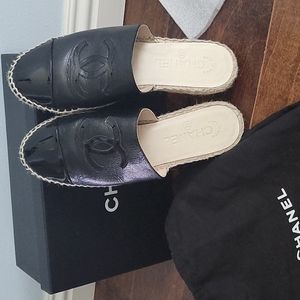 Chanel Espadrille mules